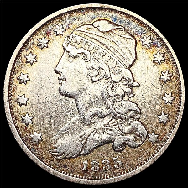 1835 Capped Bust Quarter NEARLY UNCIRCULATED