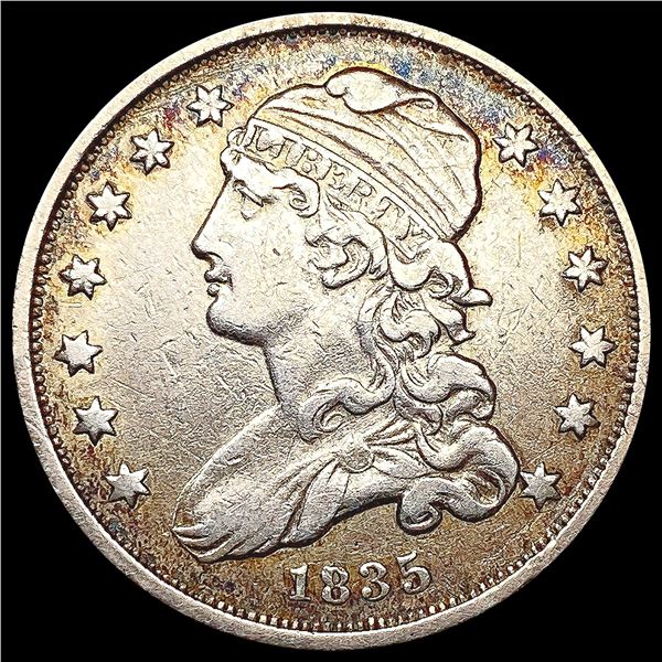 1835 Capped Bust Quarter NEARLY UNCIRCULATED