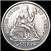 Image 1 : 1873 Arws Seated Liberty Dime CLOSELY UNCIRCULATED