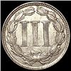 Image 2 : 1866 Nickel Three Cent CLOSELY UNCIRCULATED