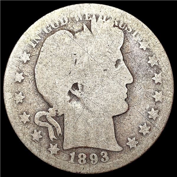 1893-S Barber Half Dollar NICELY CIRCULATED