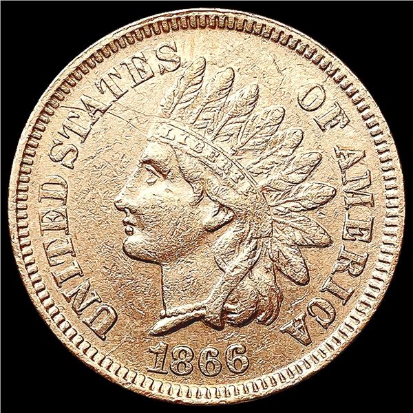 1866 Indian Head Cent LIGHTLY CIRCULATED