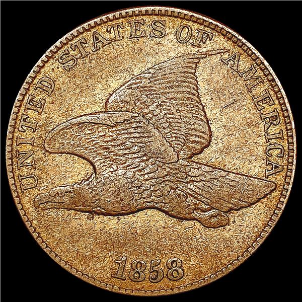 1858 Flying Eagle Cent CLOSELY UNCIRCULATED