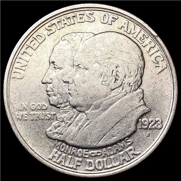 1923-S Monroe Half Dollar NEARLY UNCIRCULATED