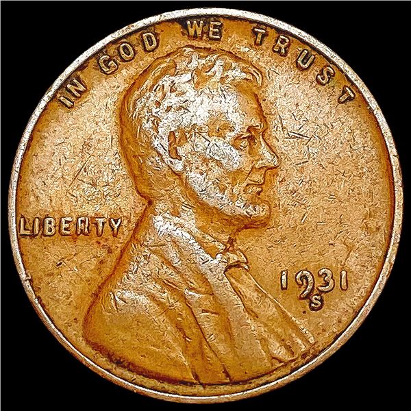 1913-S Wheat Cent LIGHTLY CIRCULATED