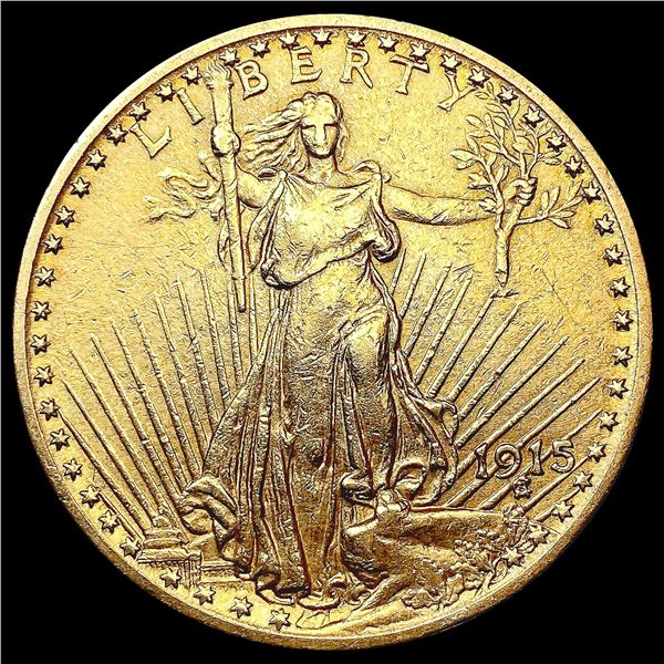 1915 $20 Gold Double Eagle CLOSELY UNCIRCULATED