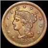 Image 1 : 1855 Braided Hair Large Cent CLOSELY UNCIRCULATED