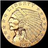 Image 1 : 1912 $2.50 Gold Quarter Eagle UNCIRCULATED