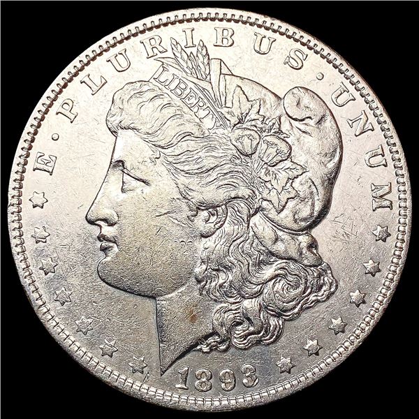 1893 Morgan Silver Dollar CLOSELY UNCIRCULATED