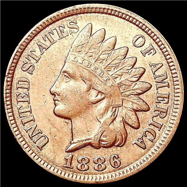 1886 RED Indian Head Cent UNCIRCULATED