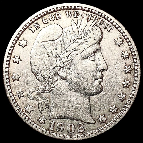 1902-O Barber Quarter NEARLY UNCIRCULATED