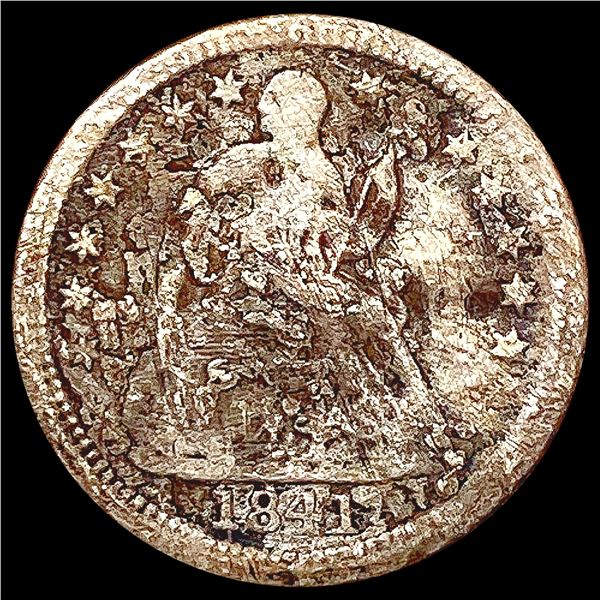 1844-O Seated Liberty Half Dime NICELY CIRCULATED