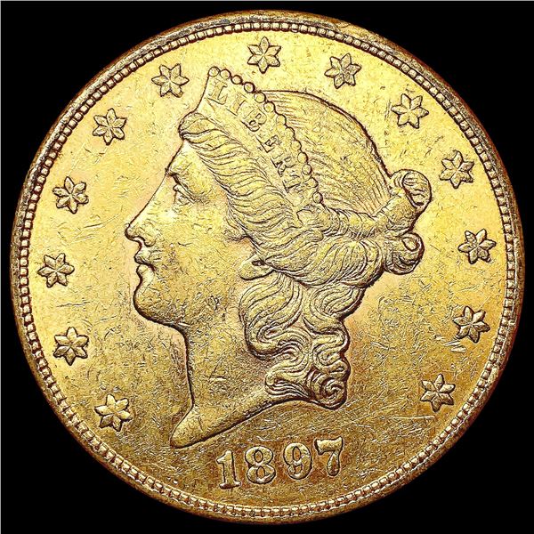 1897-S $20 Gold Double Eagle UNCIRCULATED
