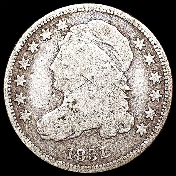 1831 Capped Bust Dime NICELY CIRCULATED