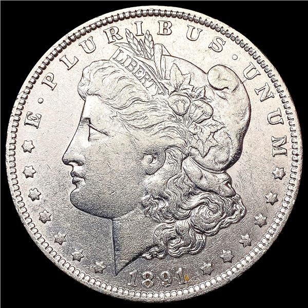 1891-O Morgan Silver Dollar CLOSELY UNCIRCULATED