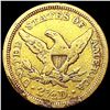 Image 2 : 1851 $2.50 Gold Quarter Eagle LIGHTLY CIRCULATED