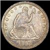 Image 1 : 1858 Seated Liberty Quarter CLOSELY UNCIRCULATED