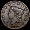 Image 1 : 1824 Coronet Head Large Cent CLOSELY UNCIRCULATED