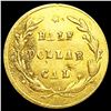 Image 2 : 1871 Round California Gold Quarter NICELY CIRCULAT