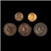 Image 1 : [5] Varied US Cents (1817, (2) 1838, 1910, 1910-S)