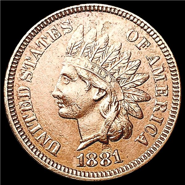 1881 RED Indian Head Cent CHOICE BU