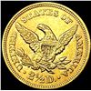 Image 2 : 1854 $2.50 Gold Quarter Eagle UNCIRCULATED