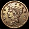 Image 1 : 1856 Braided Hair Large Cent CLOSELY UNCIRCULATED