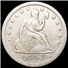 Image 1 : 1853-O Arws & Rays Seated Liberty Quarter NICELY C