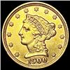 Image 1 : 1900 $2.50 Gold Quarter Eagle CLOSELY UNCIRCULATED