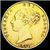 Image 1 : 1859 G. Britain .1178oz Gold 1/2 Sovereign UNCIRCU