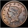Image 1 : 1847 Braided Hair Large Cent CLOSELY UNCIRCULATED