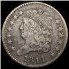 Image 1 : 1811 Classic Head Half Cent LIGHTLY CIRCULATED
