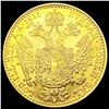 Image 2 : 1915 Austria .1107oz Gold 1 Ducat GEM BU