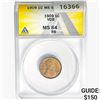 Image 1 : 1909 Wheat Cent ANACS MS64 RB VDB