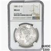 Image 1 : 1881-O Morgan Silver Dollar NGC MS63