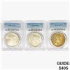 Image 1 : 1923&1925 [3] Silver Peace Dollar PCGS MS63