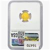 Image 2 : 1856 Rare Gold Dollar NGC MS62 Slanted 5