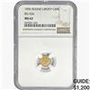 Image 1 : 1856 Round California Gold Half Dollar NGC MS62 BG