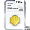 Image 1 : 1877-S $10 Gold Eagle NGC AU53