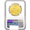 Image 2 : 2022 US 1oz Gold $50 Eagle NGC MS70 Signed Mike Ca