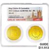 Image 1 : 2023 King Charles III Coronation 2oz Gold Set NGC
