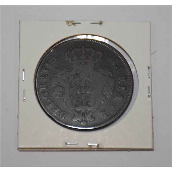 1795 PORTUGAL AZORES 20 REIS LARGE COPPER COIN