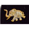 Image 1 : .925 SILVER GOLD PLATED SAPPHIRE ELEPHANT PENDANT