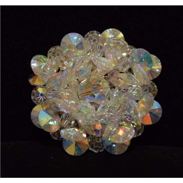 UNIQUE LARGE SHERMAN SIGNED VINTAGE BROOCH