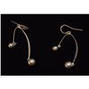 Image 1 : .925 STERLING SILVER STAMPED VINTAGE EARRINGS