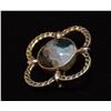 Image 1 : VINTAGE SILVER GEMSTONE BROOCH