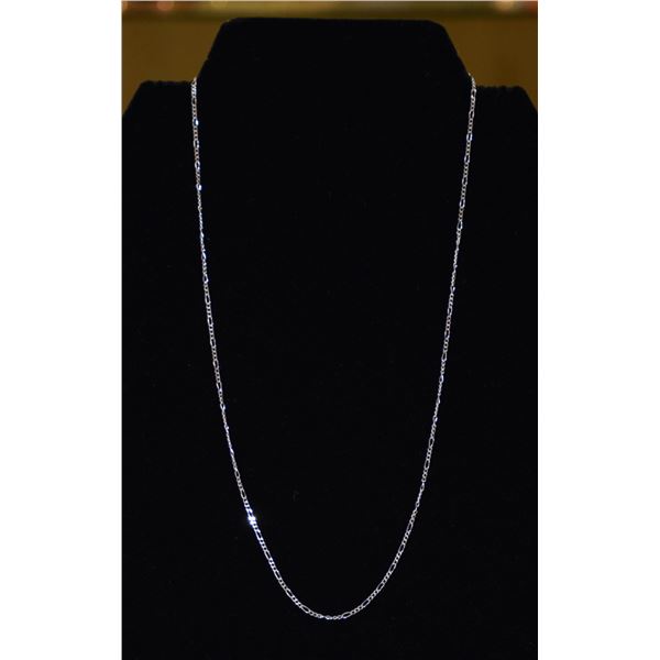 .925 STERLNG SILVER STAMPED NECKLACE, 18 INCHES