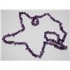 Image 1 : LARGE PURPLE AMETHYST CRYSTAL NECKLACE