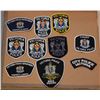 Image 1 : LOT OF 10 VARIOUS VICTORIA BC POLICE PACTCHES ETC.