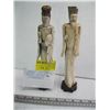 Image 1 : PAIR OF CARVED BONE ASIAN FIGURINES